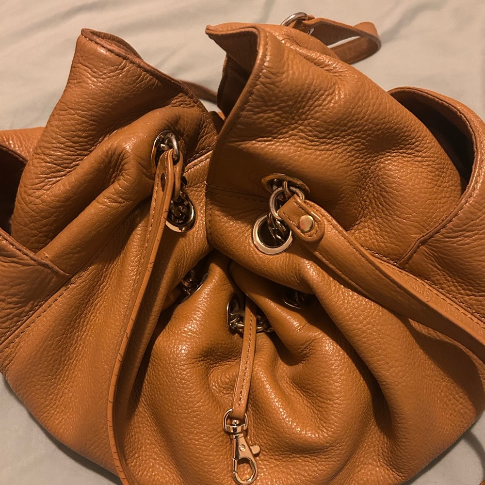 Michael Kors Tan Leather Shoulder Bag